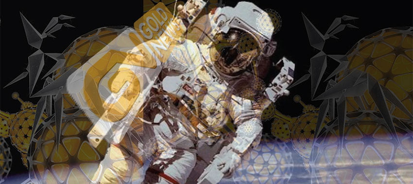 طلا در لباس فضانوردان- نقش موثر طلا در سفر پیچیده فضانوردان