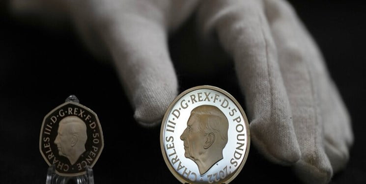 رونمایی انگلیس از سکه‌هایی با تصاویر پادشاه جدید